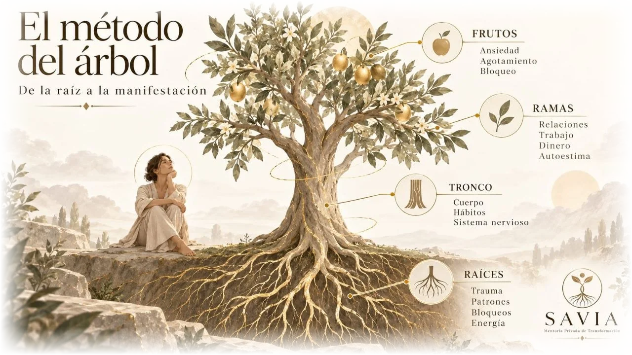 El método del árbol: raíces, tronco, ramas y frutos